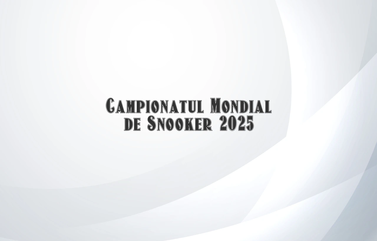 campionatul mondial de snooker 2025